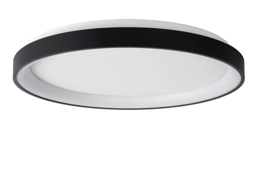 Lucide VIDAL - Plafonnière - Ø 48 cm - LED Dimb. - 1x38W 2700K - Zwart - uitgezet